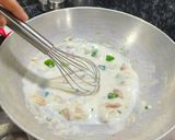 A picture of step 4 of Creamy Paneer with Spinach Rice.