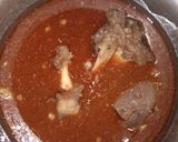 A picture of step 7 of Beef nehari.