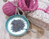 Hình bước làm 5 của món Sữa chua hạt chia