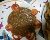 A picture of step 19 of Chapati with green grams(ndengu).