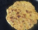 A picture of step 2 of Dudhi Thepla.