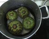 Hình bước làm 1 của món Hôm nay mình tham gia Lễ Hội Món Chay, xin được chia sẻ với các bạn món chay của xứ Huế quê mình nhé. #chay Trái Vả kho nấm