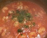 A picture of step 2 of Spicy prawns with garlic bruschetta.