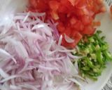 A picture of step 4 of Thellay walay aloo chana chaat.
