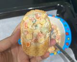 Hình bước làm 3 của món Bánh mì Tôm Phô Mai Mayonnaise bằng Nồi chiên không dầu