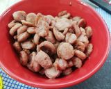 Foto del paso 1 de la receta: Pasta gratinada con espinacas y longaniza