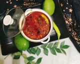 A picture of step 7 of Raw Mango curry.