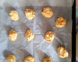 A picture of step 6 of Benne Wafers.