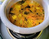 A picture of step 3 of Green Mango Soup.