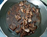Foto langkah ke 3 dari resep Bubur Ganepo / Bubur Singkong Gula Merah.