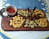 Foto del paso 9 de la receta: Ñoquis tricolor fritos