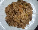 A picture of step 4 of Carrot rice.