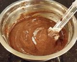 A picture of step 5 of Fudge Brownies with Whipped White Chocolate Coffee Ganache Frost.