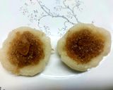 A picture of step 3 of Rava / Semolina Modak.