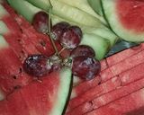 Foto langkah ke 1 dari resep Salad Buah Sehat 🍉🍇🍈.