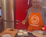Foto del passaggio 1 della ricetta Arepas con antipasto light e bacon