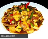 Foto langkah ke 8 dari resep Cumi Saus Teriyaki.