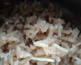 A picture of step 1 of Thor sabji (inside stem of plantain tree) #cook pad.