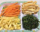 Hình bước làm 3 của món Gỏi chay đậu nấm đông cô tươi