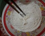 Hình bước làm 9 của món Bánh bông lan trứng muối chà bông sốt phô mai