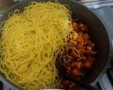 عکس مرحله 6 از دستور ماکارونی با سس مرغ و قارچ 😋