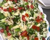 A picture of step 5 of Easy iftar chicken salad.