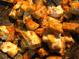 Tahu tempe kuah santan pedas