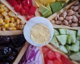 Foto del paso 3 de la receta: Ensalada con vegetales de estación tipo Poke bowl