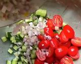 Egyiptomi csicseriborsós saláta recept fázis 3 fotója