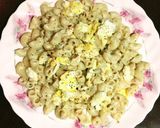 A picture of step 10 of Eggy Pasta.