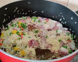 A picture of step 9 of Green Rice.
