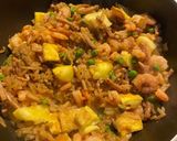 Une image de l'étape 3 de Riz sauté à l’ananas.