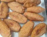 A picture of step 2 of Churma ladoo with jaggery (traditional Gujrati sweet).