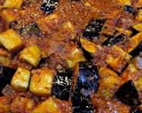 A picture of step 3 of Prawn and Aubergine Curry.