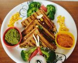 एग्जॉटिक व्हेजिटेबल सॅंडविच (Exotic Vegetable Sandwich Recipe In Marathi) रेसिपी स्टेप 5 फोटो 