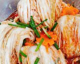 Hình bước làm 3 của món Kim chi cải thảo