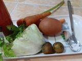 Omelete sayur simple
