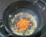 A picture of step 1 of Carrot idli.
