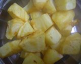 A picture of step 2 of Ghungni/Chole Matar Chaat.