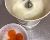 A picture of step 2 of Aunty Eiko’s Coconut Cherry Cake.
