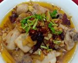 Gambar langkah 7 resipi Ayam Kukus Halia by Rina.