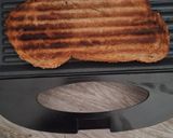 A picture of step 1 of Savory cheesecake sandwich.