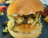 Une image de l'étape 4 de Burger végétarien aux salicornes.