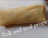 A picture of step 10 of Plantain Egg Samosa/ Spring Rolls.