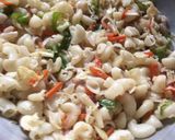 A picture of step 3 of Vegetable Macaroni.