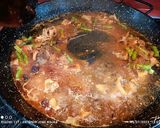 Foto del paso 3 de la receta: Arroz cristalino con setas, espárragos, gambas rojas y escamarlanes