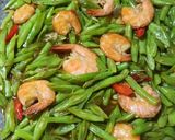 Foto langkah ke 4 dari resep Tumis Buncis dengan Udang.