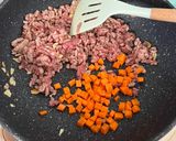 รูปขั้นตอนการทำที่ 2 ของ หมูสับผัดเต้าหู้ไข่