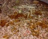 A picture of step 2 of Hara Masala Qeema.