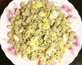 A picture of step 10 of Eggy Pasta.